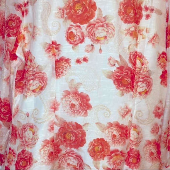 JJ’s Fairyland Floral and Lace Button-Up Dress Size L - Picture 9 of 15